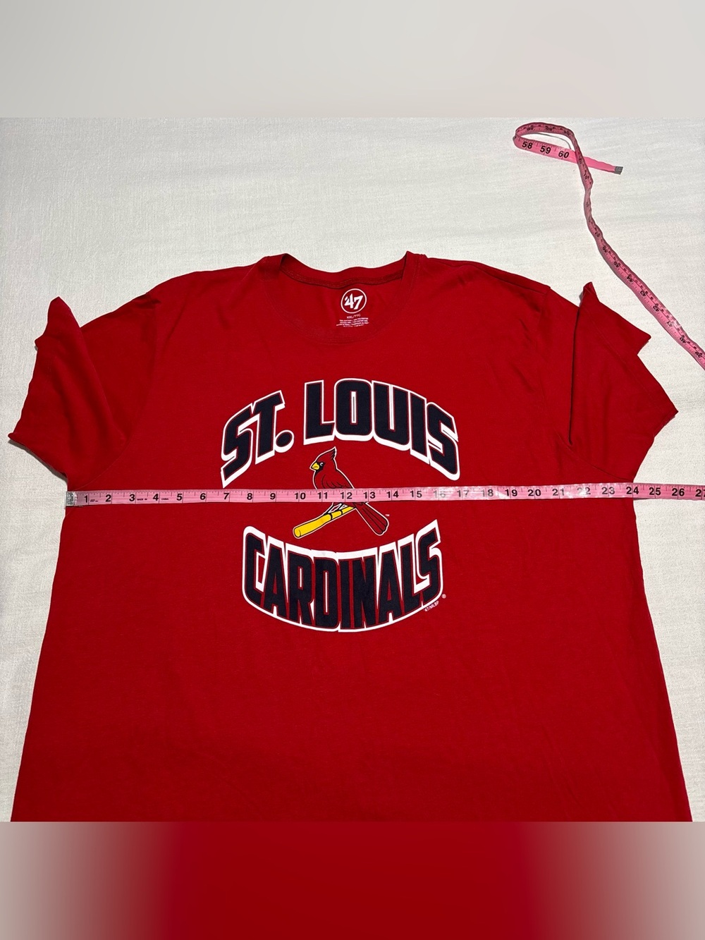 Men’s ‘47 Brand St. Louis Cardinals Graphic Tee | Red | Size XXL - Picture 5 of 7